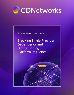 CDNetworksは、新たな購入ガイドで企業に対し、単一プロバイダーのリスクからの脱却を促す。