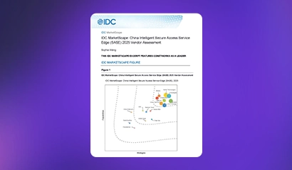 CDNetworks在IDC发布的《2025年中国智能安全接入服务边缘（SASE）市场分析报告》中被评为领导者