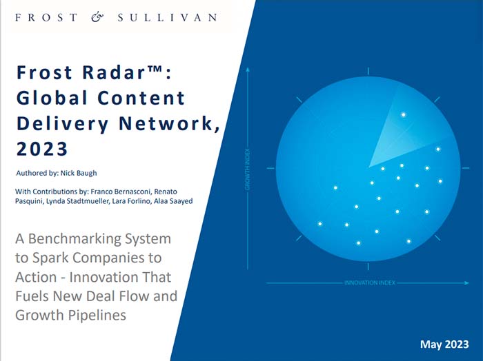 Frost Radar Global Content Delivery Network 2023 Thumnail